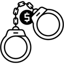 Free Handschellen Fesseln Festnahme Symbol
