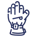 Free Handschuh  Symbol