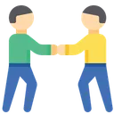 Free Handshake Team Work Team Icon