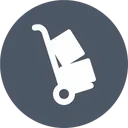 Free Handtruck Delivery Trolley Icon