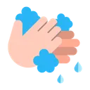 Free Handwashing Hand Holding Icon