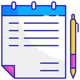 Free Handwritten notes  Icon