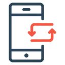 Free Mobil Daten Synchronisieren Symbol