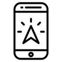 Free Tippen Auf Den Bildschirm Eines Mobiltelefons Smartphone Mobiltelefon Symbol