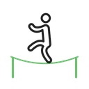 Free Hanging From Ropes  Icon