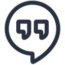 Free Hangout Social Media Icons Icon
