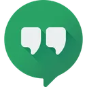 Free Google Hangouts Logotipo De Google Hangouts Logotipo Icono