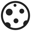 Free Moon High Contrast Icon