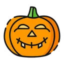 Free Happy Pumpkin Halloween Icon