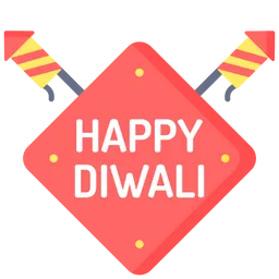 Free Happy Diwali Sign  Icon
