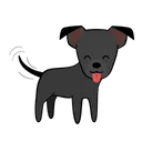 Free Smile Laugh Dog Icon