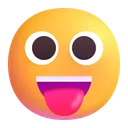 Free With Tongue Color Icon