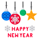 Free Happy Newyear Greeting Icon