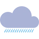 Free Hard Rain Weather Cloud Icon