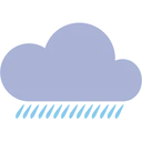 Free Hard Rain Weather Cloud Icon
