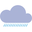 Free Starker Regen Wetter Wolke Symbol