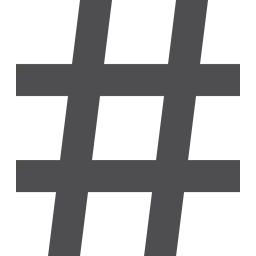 Free Hash  Icon