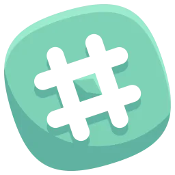 Free Hashtag Logo Icon