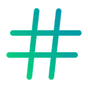 Free Hashtag  Icon
