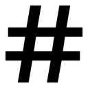Free Hashtag Icon