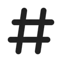 Free Number Symbol Icon