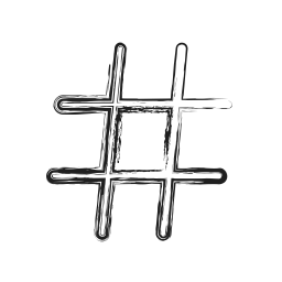 Free Hashtag Logo Icon