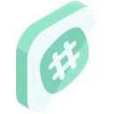 Free Hashtag Social Media Icon