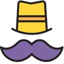 Free Hat Moustache Icon