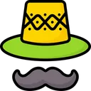 Free Hat Mustache Icon