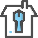 Free Reparatur Haus Wartung Symbol