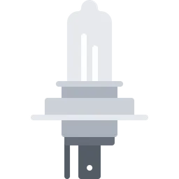 Free Headlight Bulb  Icon
