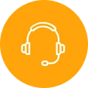 Free Headphone Customer Care Icon