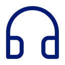 Free Outline Headphones Icon