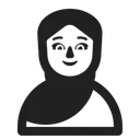 Free With Headscarf High Icon