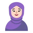 Free With Headscarf Flat Icon