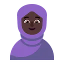 Free With Headscarf Flat Icon