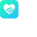 Free Health Fitness Heart Icon