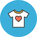 Free Heart Shirt Icon