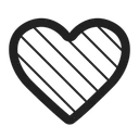 Free Heart High Contrast Icon