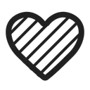 Free Heart High Contrast Icon