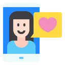Free Heart Love Message Icon