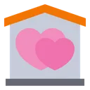 Free Heart Love House Icon