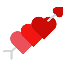 Free Heart Arrow  Icon