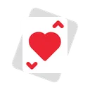 Free Heart Cards Poker Cards Bet Icon