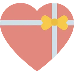 Free Heart Gift  Icon