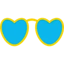 Free Heart Glasses Heart Loving Icon