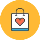 Free Heart Bag Icon