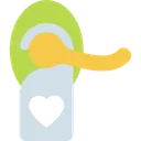 Free Heart Knob Icon