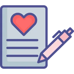 Free Heart Paper  Icon