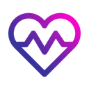 Free Heart Rate Heartbeat Love Icon